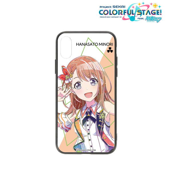 『プロジェクトセカイ カラフルステージ! feat. 初音ミク』花里みのり Ani-Art 強化ガラスiPhoneケース